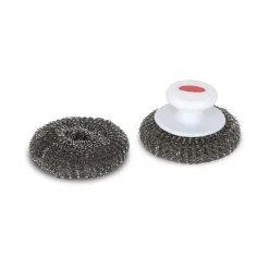 2 roestvrijstalen kogels met handvat