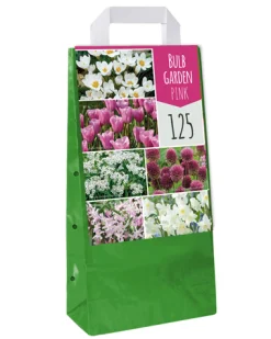 1 tas met 125 bollen bulb garden pink