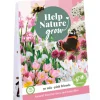 1 tas pink friends 'help nature grow'