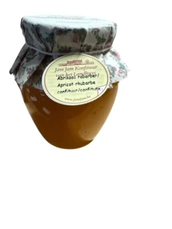 Abrikoos rabarber confituur