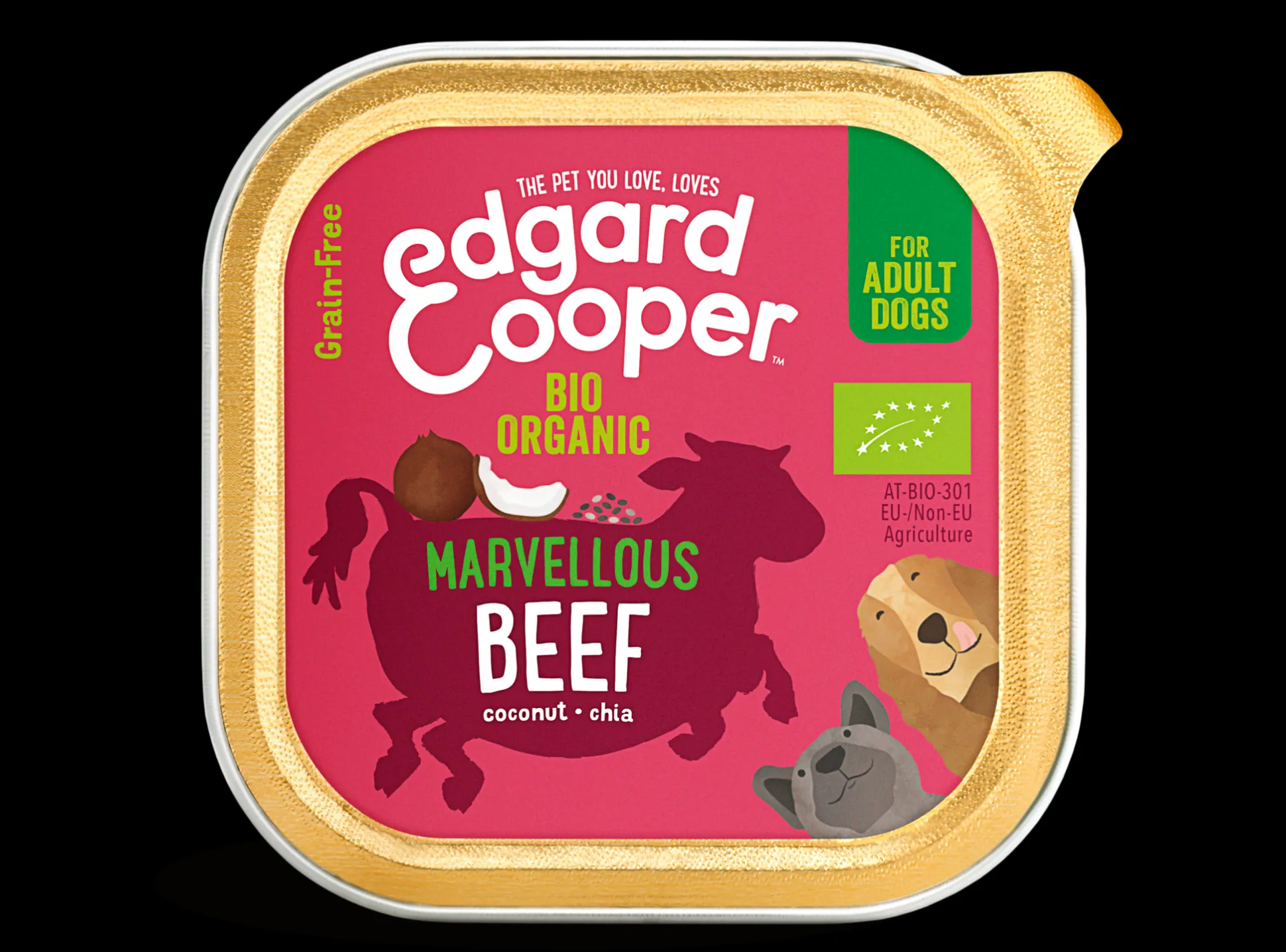 Adult paté BIO rund 100g