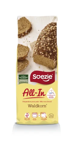 All-in-mix voor Waldkorn® Authentic bruin meergranenbrood