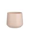 Amber pot rond licht roze mat - h18xd21cm