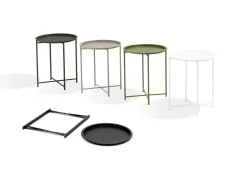 Bijzettafel Nora taupe