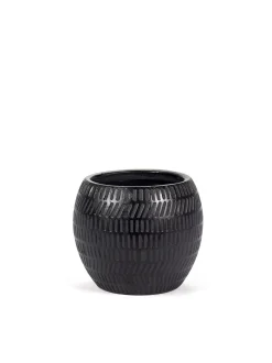 Black Ancient Sierpot l l16,5xb16,5x13 zwart