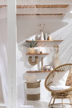 Bloempot bos cement beige small