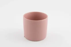 BLOEMPOT CILINDER BASIC MINI Ø 10CM MAT ROZE