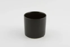 BLOEMPOT CILINDER BASIC MINI Ø 10CM MAT ZWART