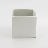 BLOEMPOT VIERKANT BASIC MINI Ø 11CM MAT WIT