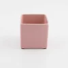 BLOEMPOT VIERKANT BASIC MINI Ø 7CM MAT ROZE