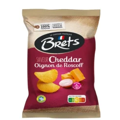 Brets chips met cheddar kaas & roscoff uien smaak