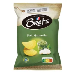 Brets chips met pesto mozzarella smaak