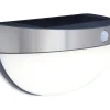 Bubble solar wandlamp met sensor roestvrij staal led 2.3w