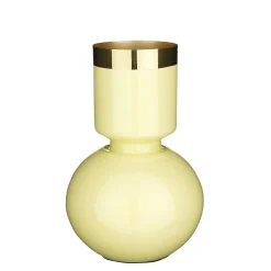 Caja vaas l.geel - h27xd18cm