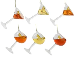 Cocktail glas vloeibaar binnenin