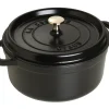 Cocotte rond 24 cm zwart