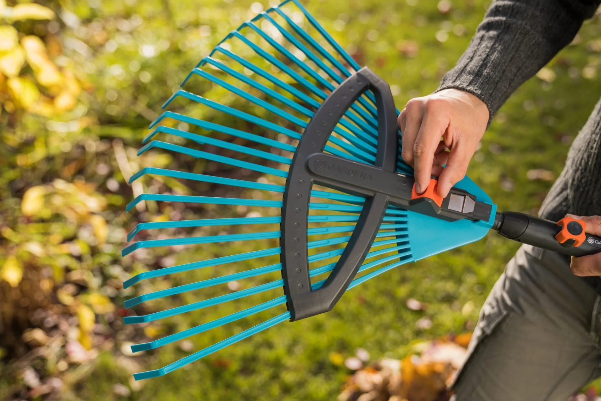 Combisystem verstelbare bladhark met steel