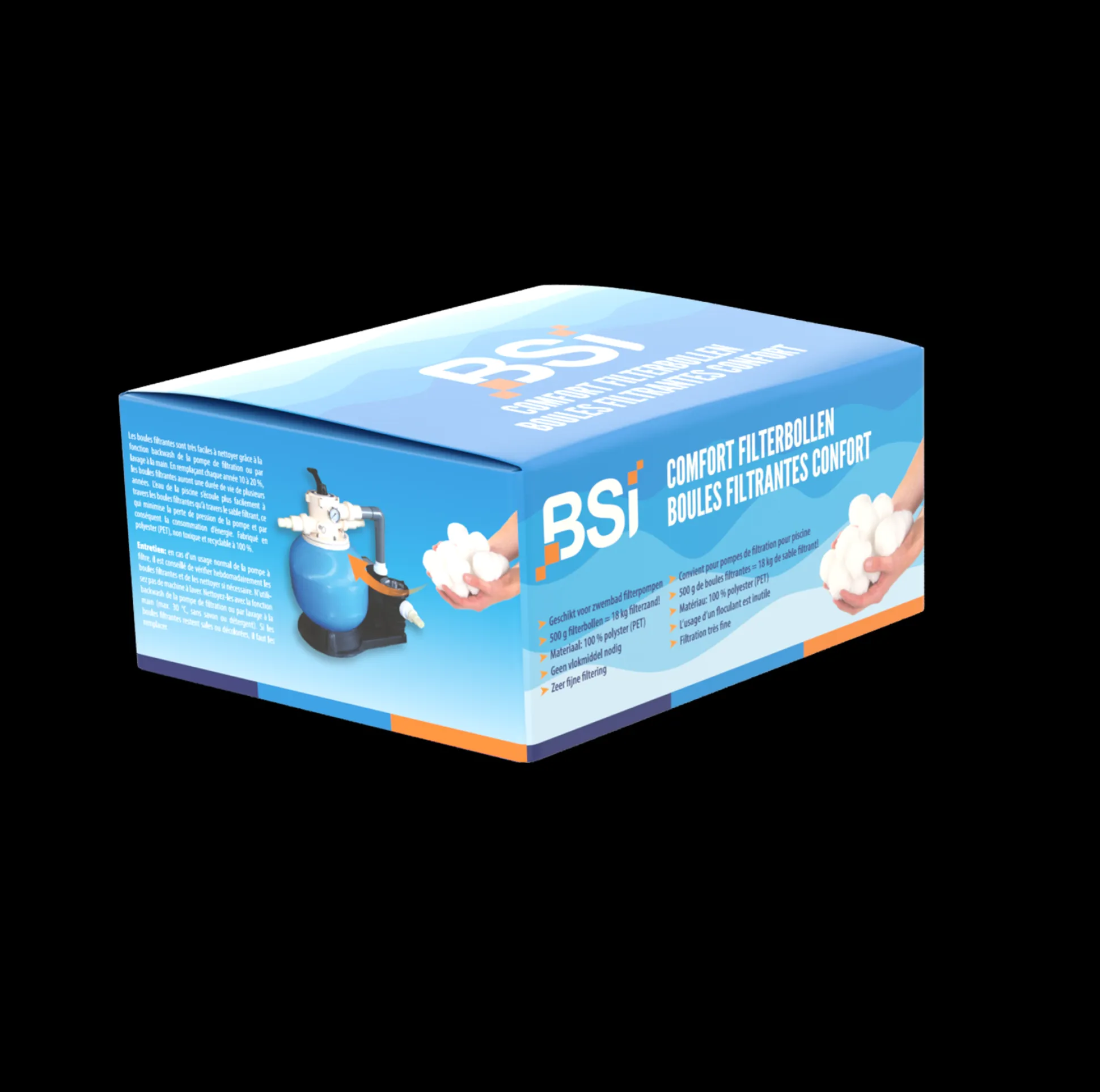 Comfort filterbollen 500 g