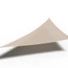 Coolfit schaduwdoek driehoek 90°, 570x400x400cm, ecru
