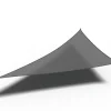 Coolfit schaduwdoek driehoek 90°, 570x400x400cm, antraciet