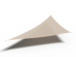 Coolfit schaduwdoek driehoek 90°, 710x500x500cm, ecru