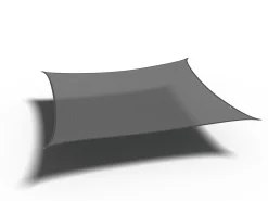 Coolfit schaduwdoek vierkant, 500x500cm, antraciet