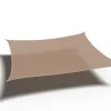 Coolfit schaduwdoek vierkant, 500x500cm, zand