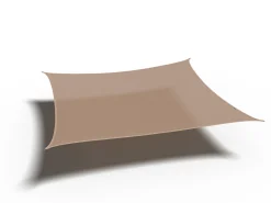 Coolfit schaduwdoek vierkant, 500x500cm, zand