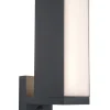 Cuba wandlamp met sensor donkergrijs led 14w