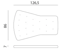 Cuscino Folio Comfort Artic Sunbrella