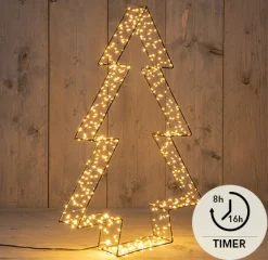 3d boom metaal zwart 56cm/ 540 led