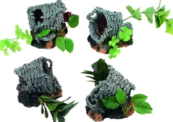 Decoratie mand met planten - s