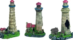 Decoratie vuurtoren met huis