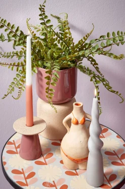 Dip-dye dinerkaars 2 stuks - h30xd2,2cm