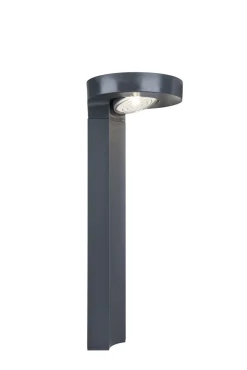 Diso solar tuinpaal donkergrijs led 2w