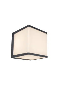 Doblo wandlamp antraciet grijs led 19.1w