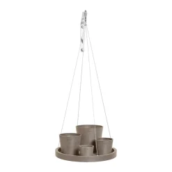 ECOPOTS HANG SAUCER 36CM TAUPE