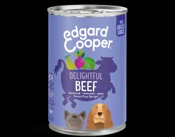 Edgard & cooper, blik voor adult honden met rund, 400g