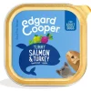 Edgard & cooper, cup voor adult honden met zalm en kalkoen, 150g