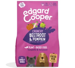 Edgard & cooper, hondenbrokken voor adult plant based bieten, 1kg