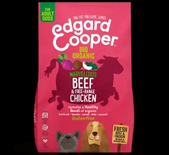 Edgard & cooper, hondenbrokken voor adult met rund en kip, 700g