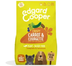 Edgard & cooper, hondenbrokken voor adult plant based wortel, 1kg