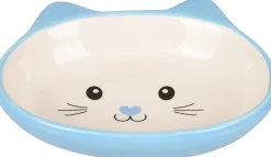 Eet- en drinkpot isa lichtblauw & wit