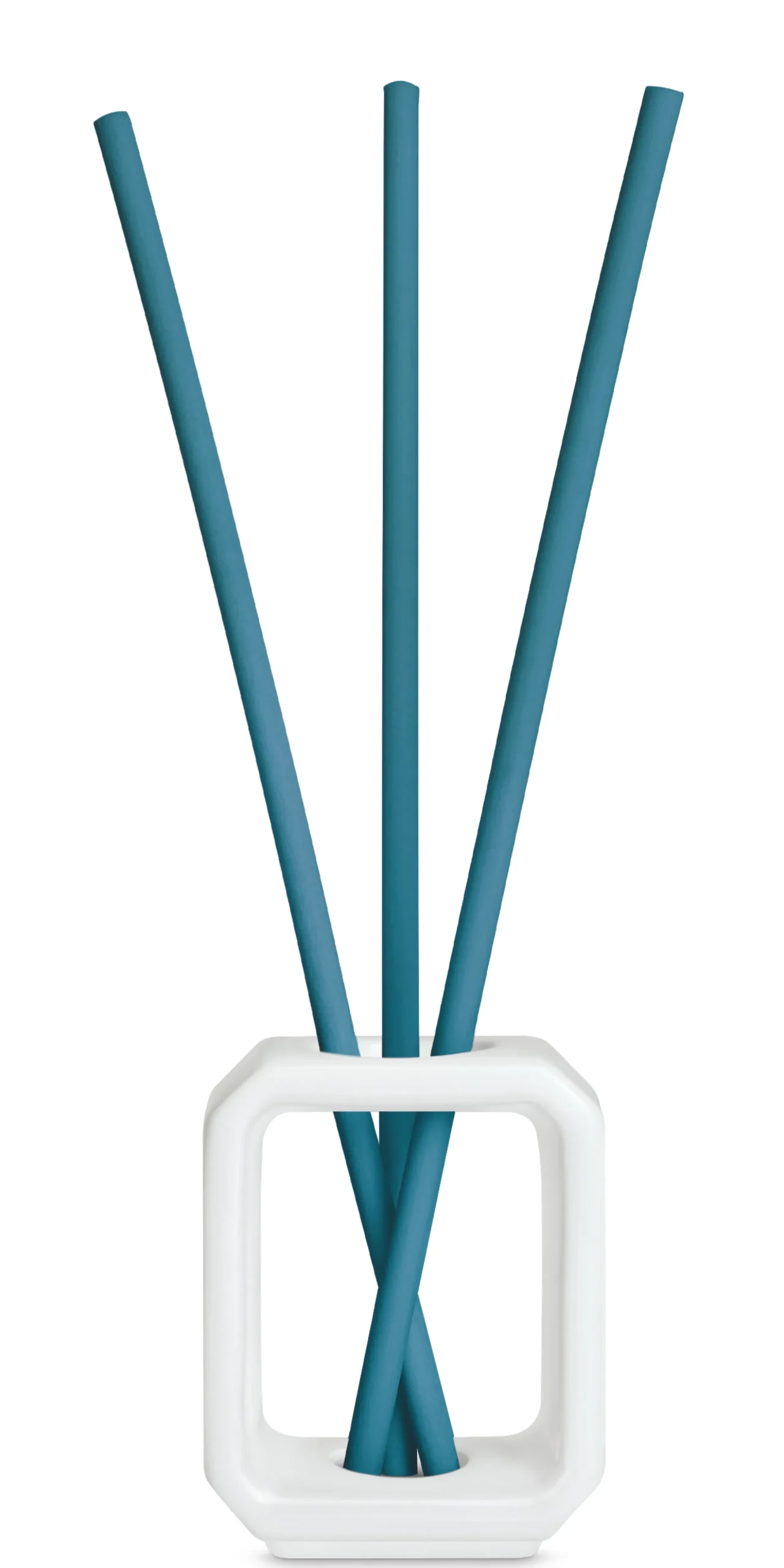 Essentials scented stick set white vaas + 3 sticks