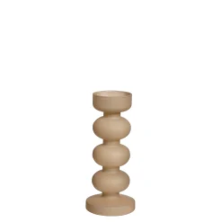 Fabia theelicht her glas - h20,5xd8,5cm