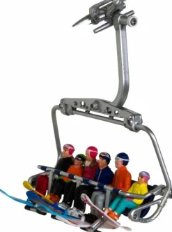 Figuren zittend snowboard 6stuks 1:32(excl. zetel)