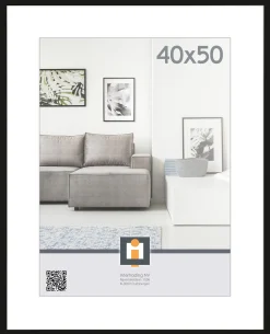 fotolijst livorno zwart 40x50 cm