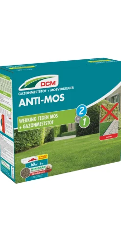 Gazonmeststof met mosverdelger