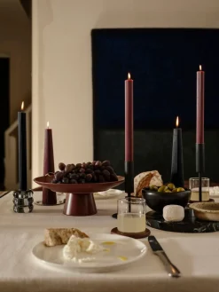 Geribde obelisk kaars