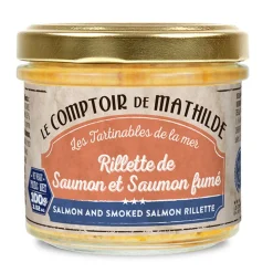 Gerookte zalmrillette